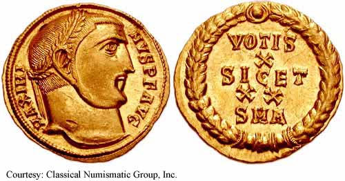 монета Древнего Рима