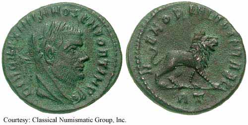 монета Древнего Рима