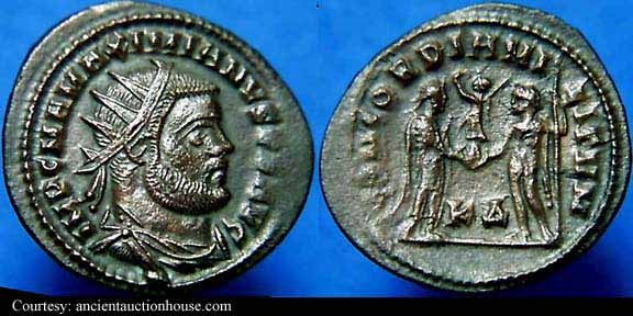 монета Древнего Рима