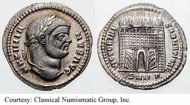 монета Древнего Рима