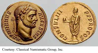 монета Древнего Рима