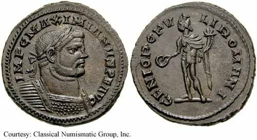 монета Древнего Рима