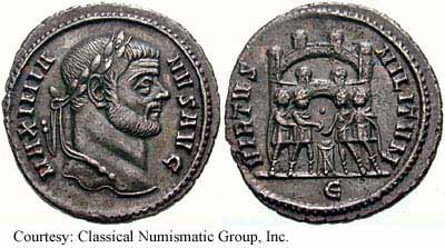 монета Древнего Рима