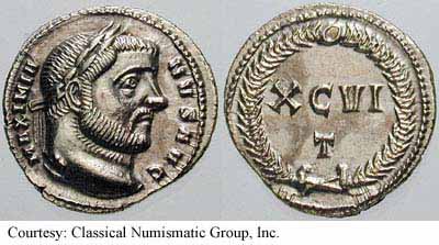 монета Древнего Рима