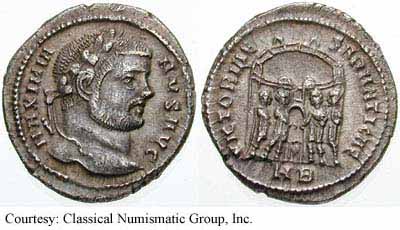 монета Древнего Рима