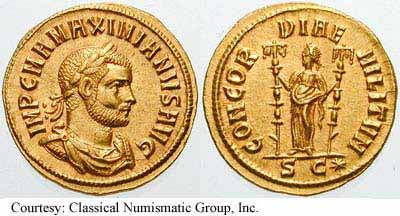 монета Древнего Рима