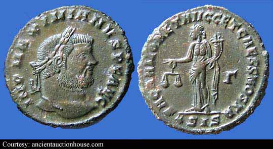 монета Древнего Рима