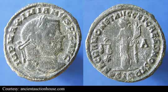 монета Древнего Рима