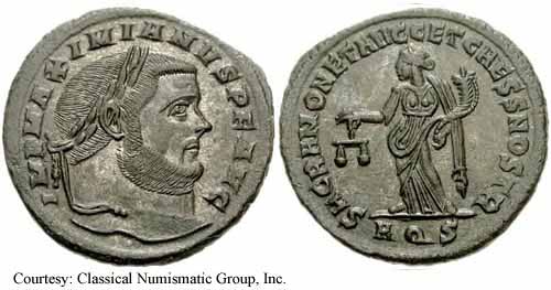 монета Древнего Рима