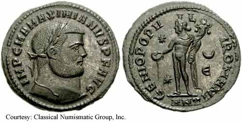 монета Древнего Рима