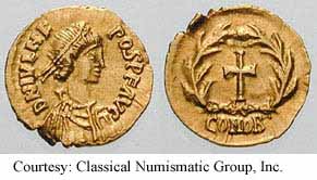 монета Древнего Рима