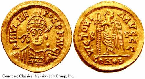 монета Древнего Рима