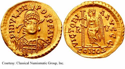 монета Древнего Рима