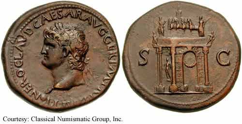 монета Древнего Рима