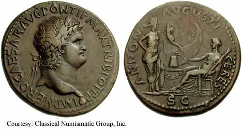 монета Древнего Рима