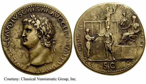 монета Древнего Рима