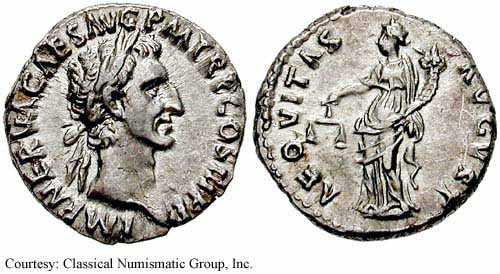 монета Древнего Рима