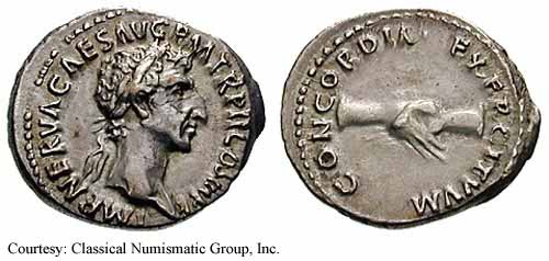 монета Древнего Рима