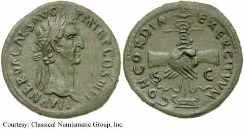 монета Древнего Рима