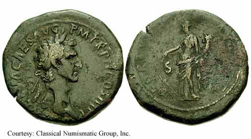 монета Древнего Рима