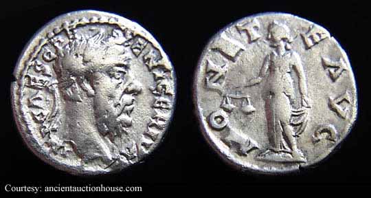 монета Древнего Рима