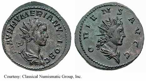 монета Древнего Рима