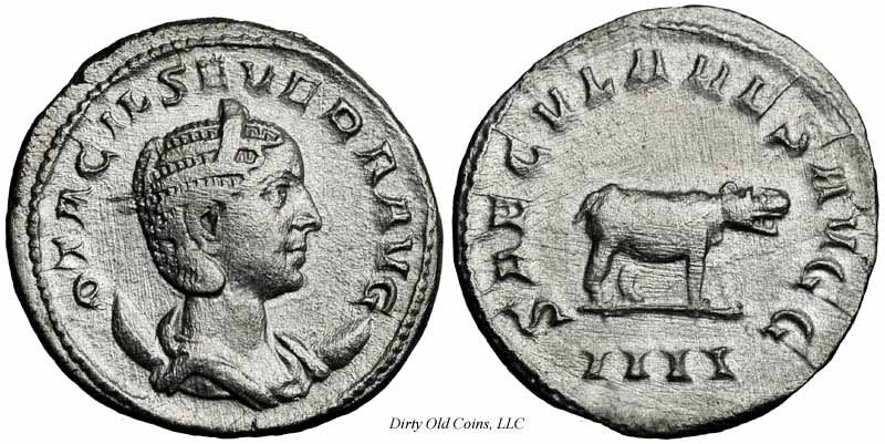 монета Древнего Рима