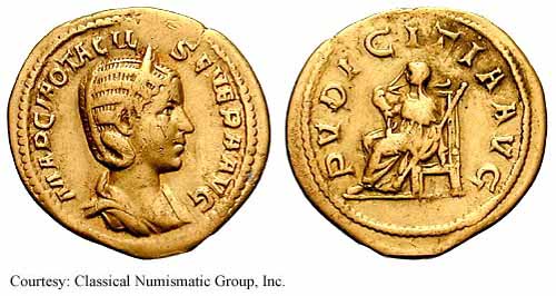 монета Древнего Рима