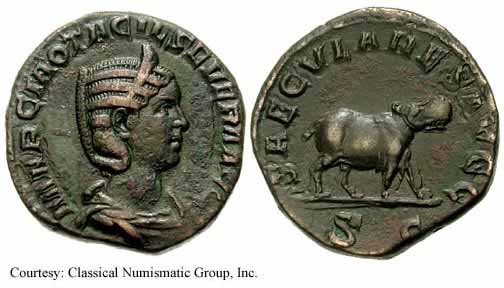 монета Древнего Рима