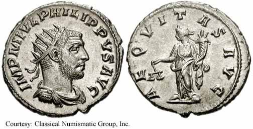 монета Древнего Рима