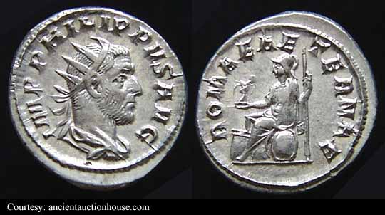 монета Древнего Рима