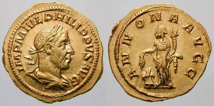 монета Древнего Рима