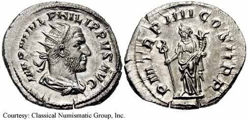 монета Древнего Рима