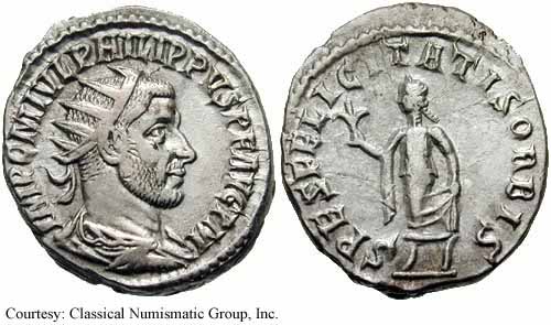 монета Древнего Рима