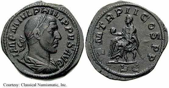 монета Древнего Рима