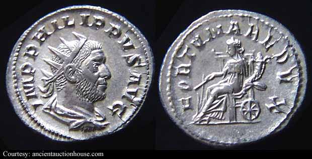 монета Древнего Рима