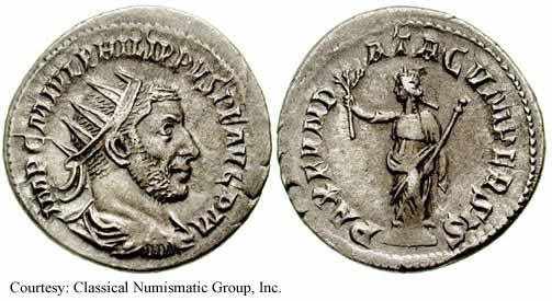 монета Древнего Рима