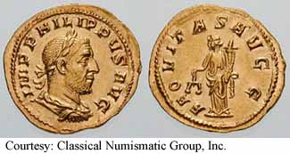 монета Древнего Рима