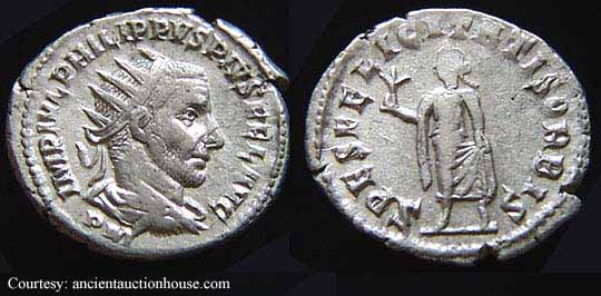 монета Древнего Рима