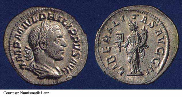 монета Древнего Рима