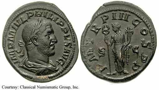 монета Древнего Рима