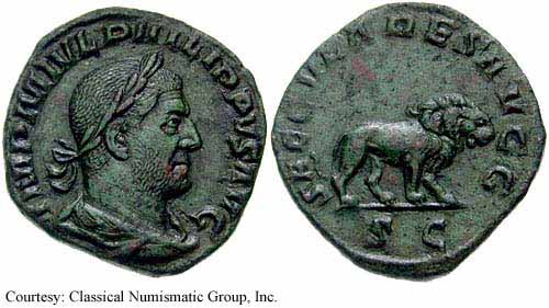 монета Древнего Рима