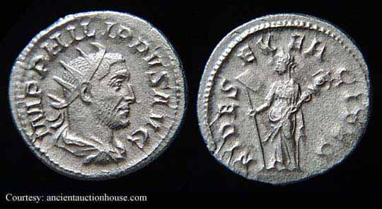 монета Древнего Рима