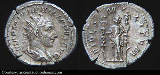 монета Древнего Рима