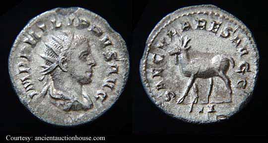 монета Древнего Рима