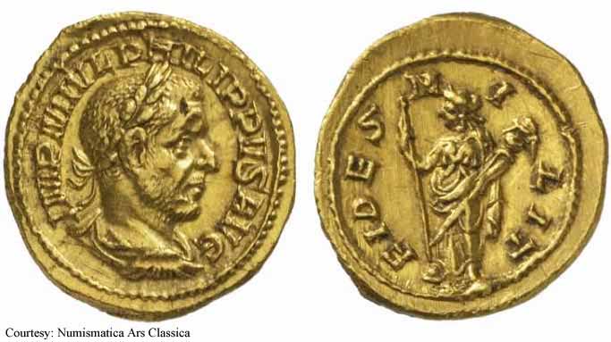 монета Древнего Рима