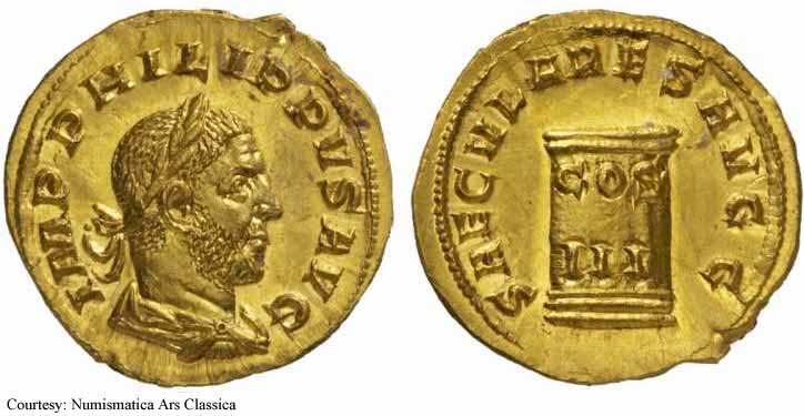 монета Древнего Рима