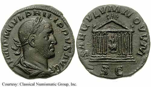 монета Древнего Рима