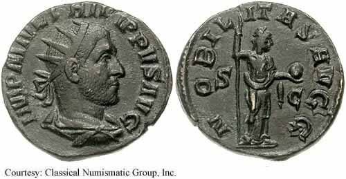 монета Древнего Рима