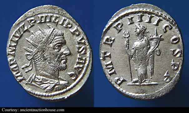 монета Древнего Рима